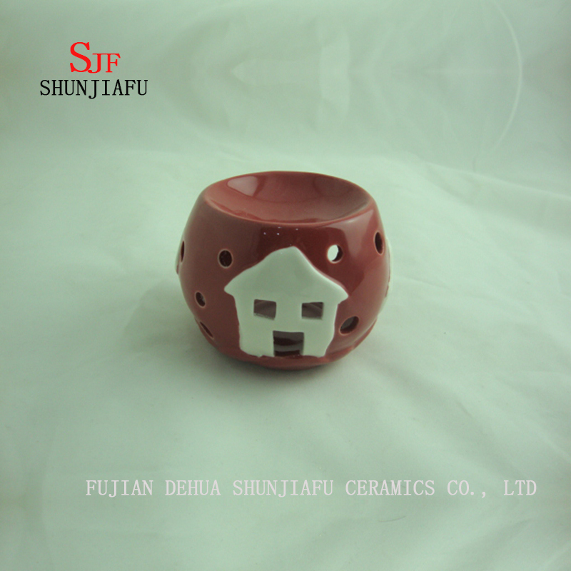 Runde Form, Weihrauchbrenner für Essence Ceramic (RED) / a