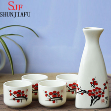 White Mug Dreieck Form Keramik Sake Cup