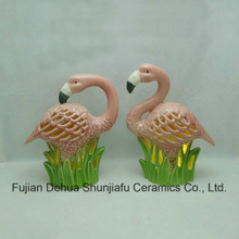 Keramik Rasen Flamingos Rahmenlose LED