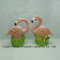 Keramik Rasen Flamingos Rahmenlose LED