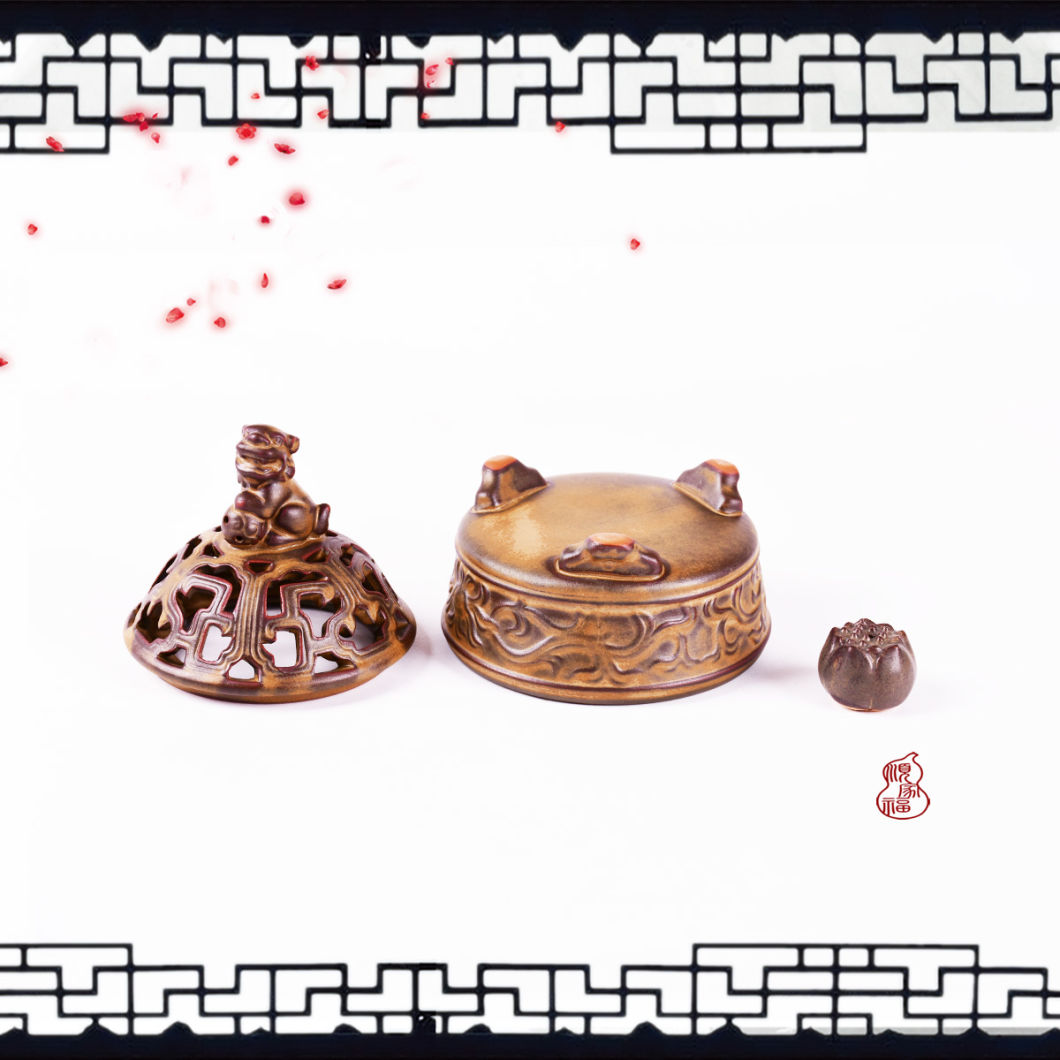 ein Single Lion Weihrauchbrenner R&auml;uchergef&auml;&szlig; im klassischen Stil