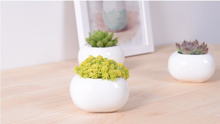 Mini Desktop Mini Keramik Blumentopf