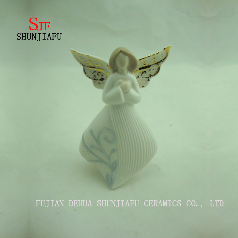 4 PCS / eine Vielzahl von Design-Keramik-Engel-Einrichtungsartikeln / D.