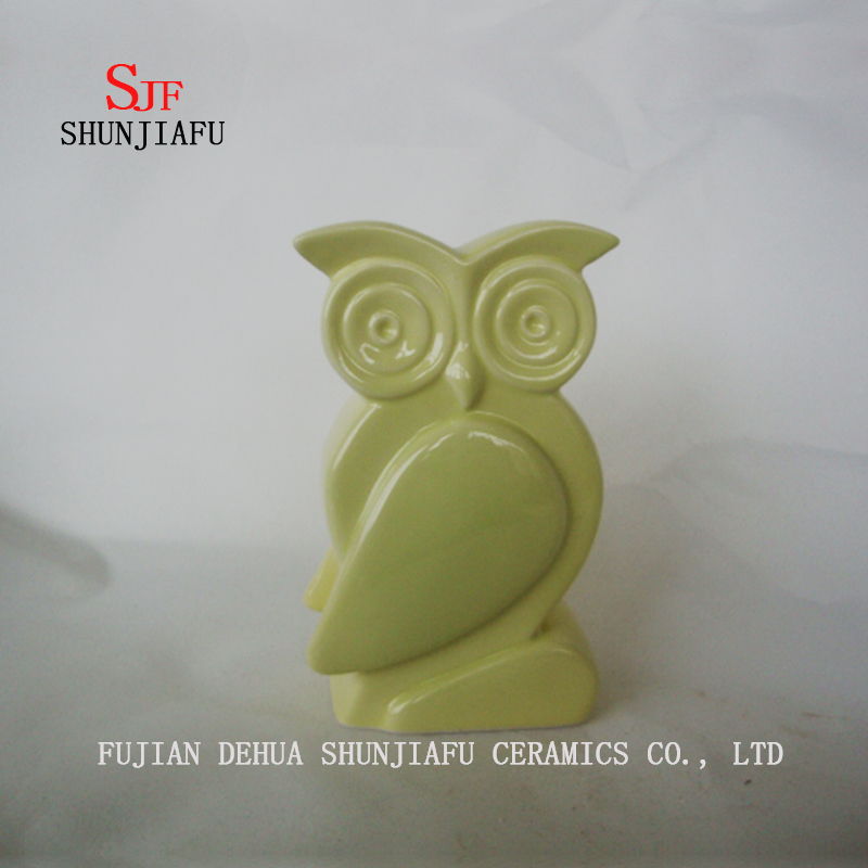 Eule Keramik Einrichtungsgegenst&auml;nde auf dem Schreibtisch Dekoration