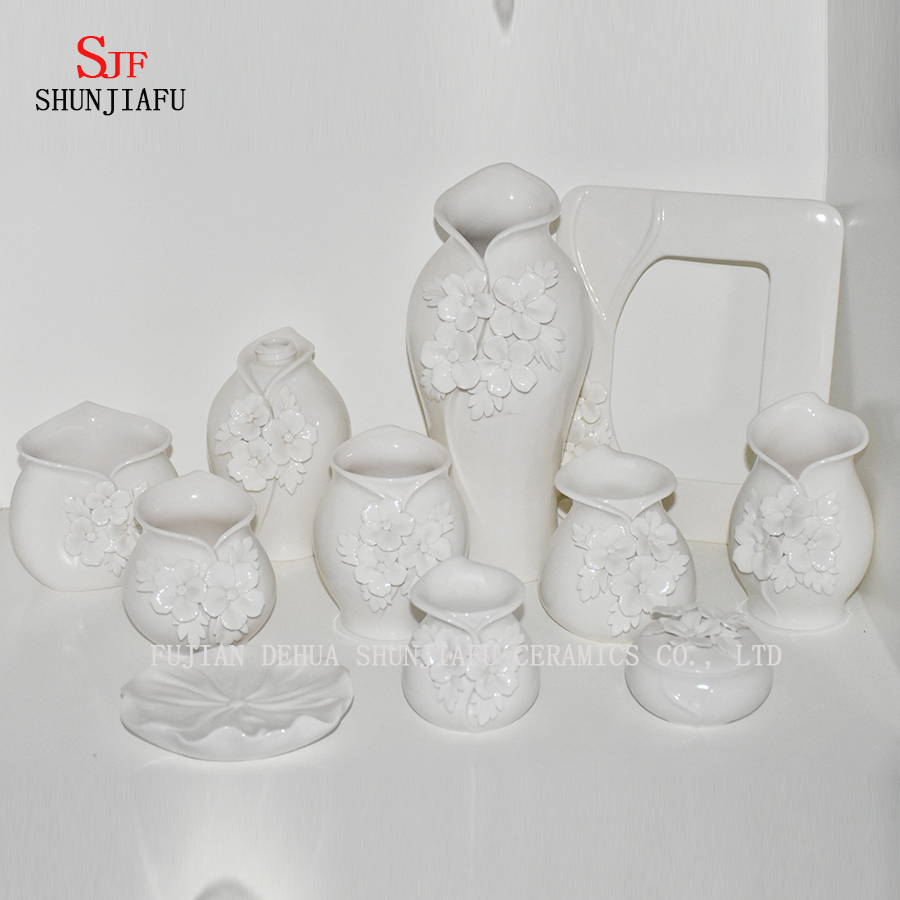 Hochwertige Keramik Blumenvase / B.