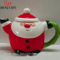 Keramischer Schneemann-Tee für eine Teekanne