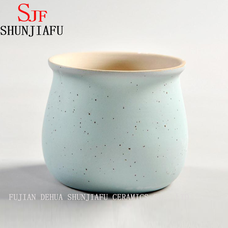 Keramik Macaron Farbe fleischige Pflanze kleine T&ouml;pfe Blumentopf