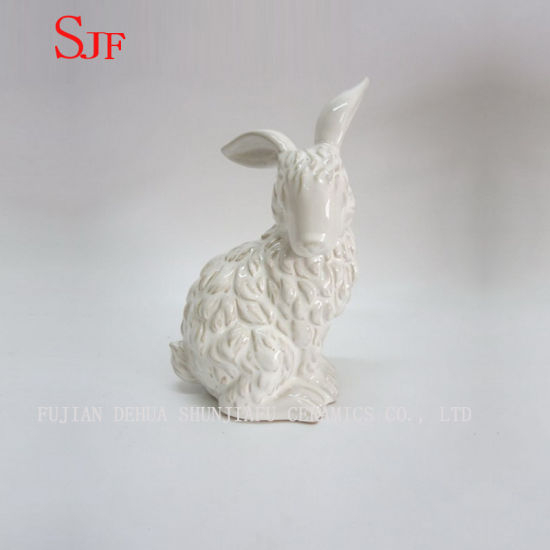 Keramik niedlichen Kaninchen Figur Dekoration