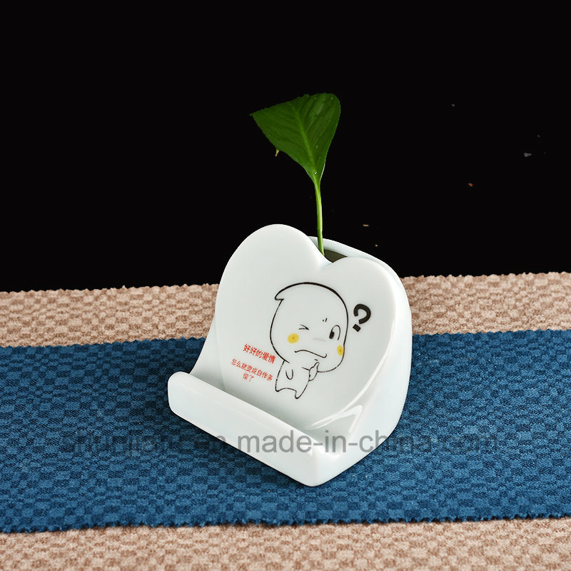 Handzeichnung Keramik Vase Typ Handyhalter