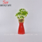 Kleine Keramik-Blumenvase im Morden-Stil für die Inneneinrichtung (rot)