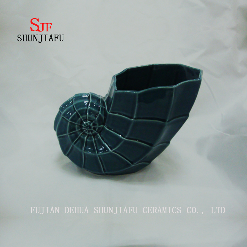 Multifunktion Conch Form Tisch Keramikvase f&uuml;r Blumen