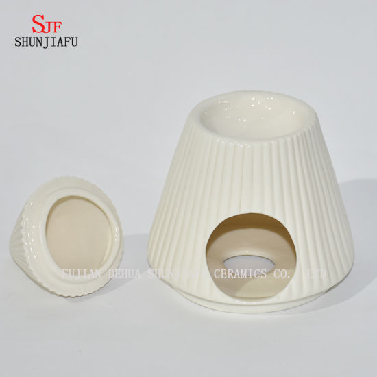 Keramikkegelform Weißer Kerzenhalter