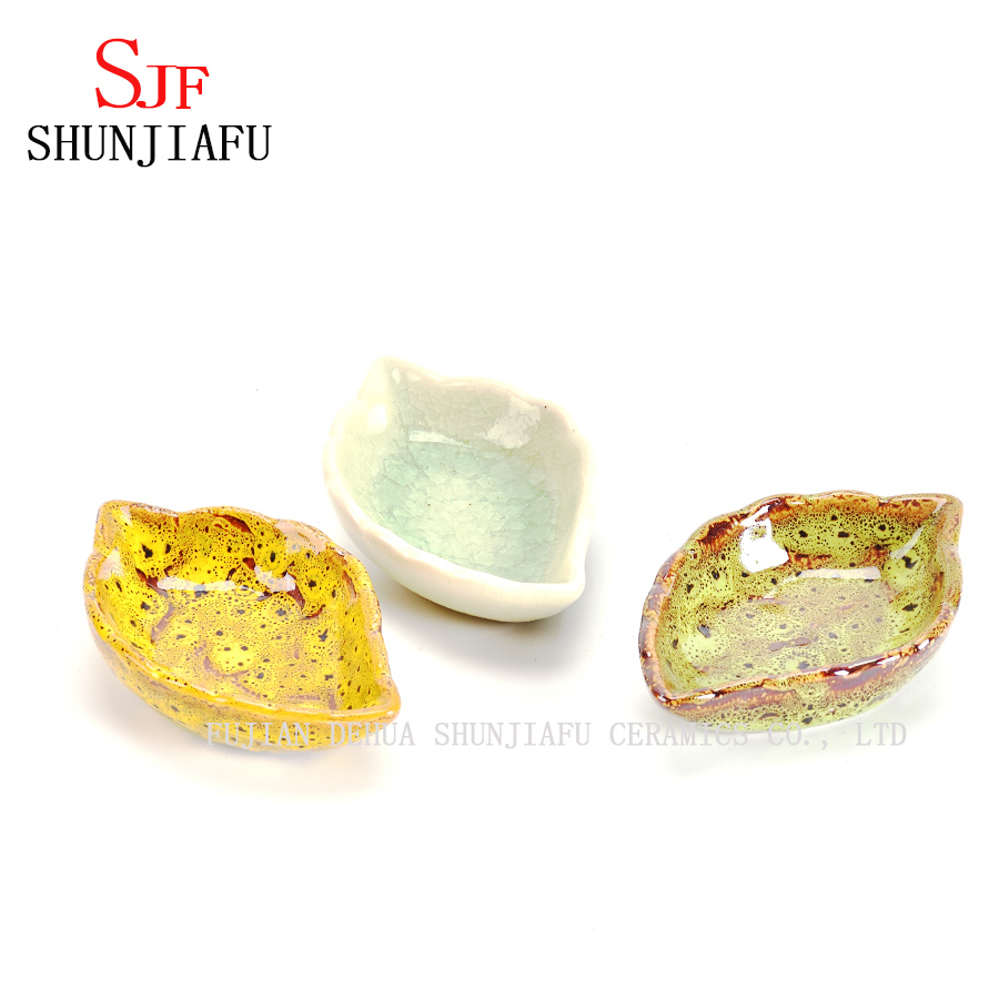 Square Food Tasting Set Keramikschalen mit Tablett