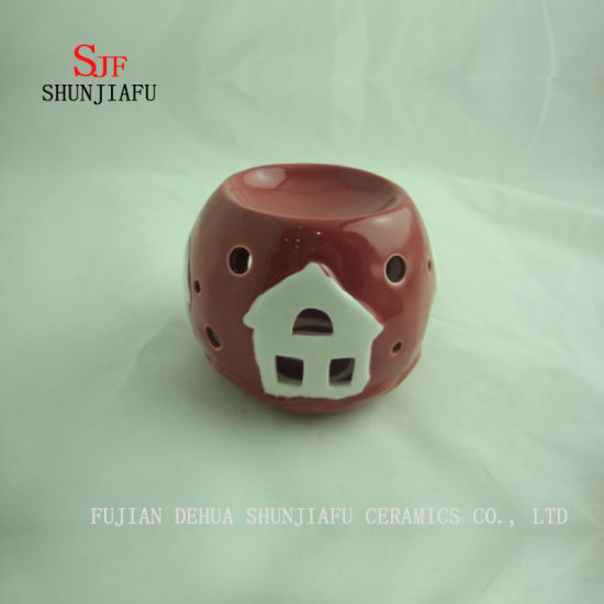 Runde Form, Weihrauchbrenner für Essence Ceramic (RED) / a