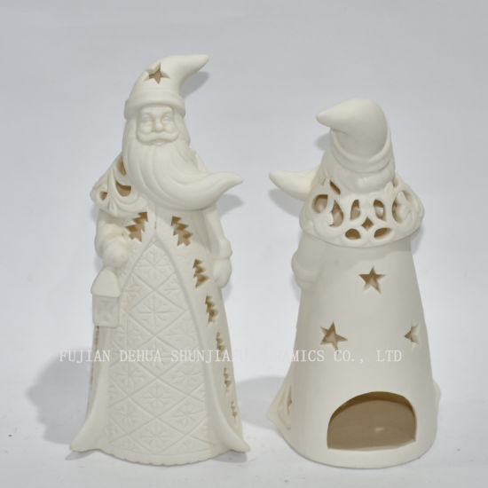 Weihnachtsmann Form Kerzenhalter / Weihnachtsdekoration