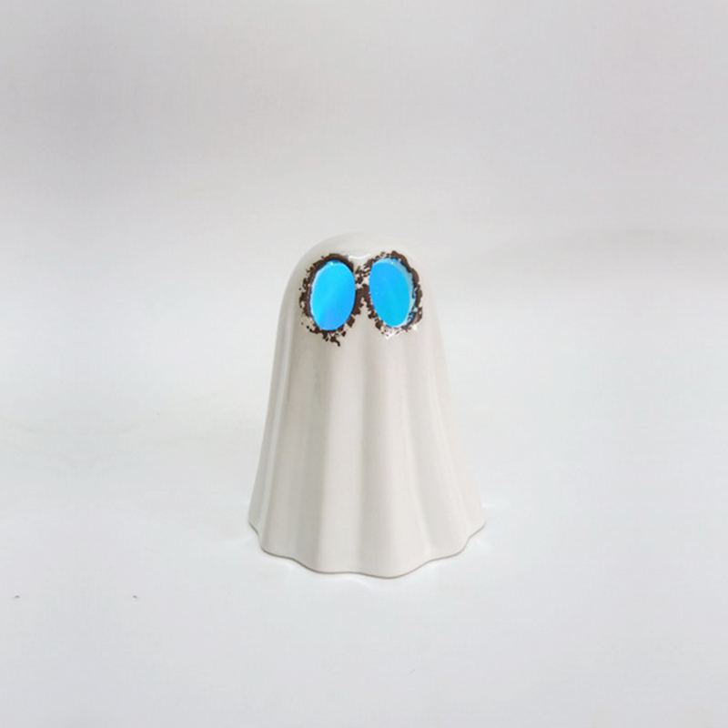Keramik Spectre Halloween Ghost LED Kerzenhalter