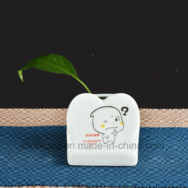 Handzeichnung Keramik Vase Typ Handyhalter