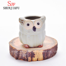 Promotion Geschenke Mini Keramik Eule Blumentopf