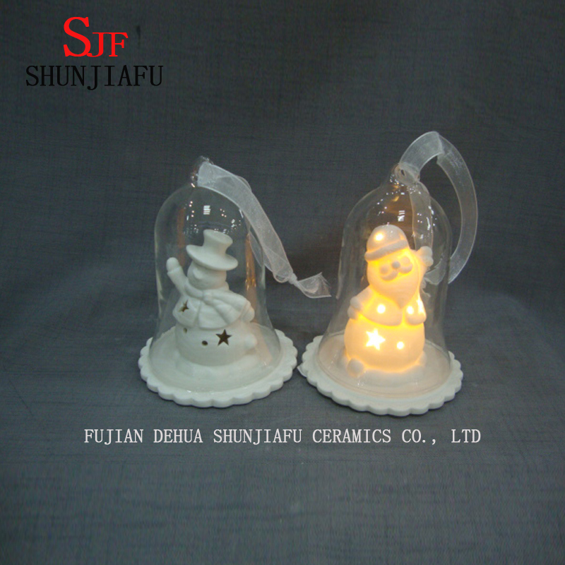 World Christmas Apothecary Inspirierte Glaskuppel-Ornamentabdeckung - Keramik