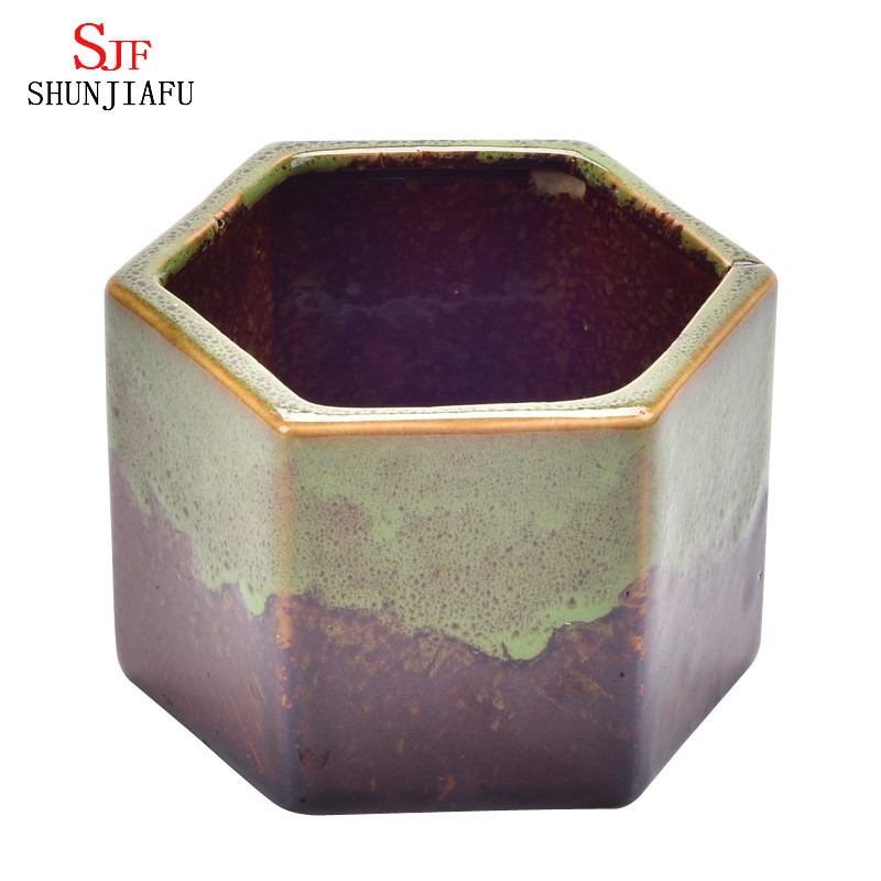 Geschenke & Dekor Keramik Blumentopf Steingut Pflanzgef&auml;&szlig;