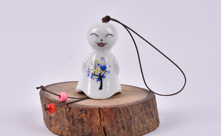 Sch&ouml;ne japanische Sunny Dolls Garden Chimes Keramik Windglocken (Stil kann variieren)