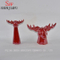 Keramik Antilope Kopf für Home Decoration Pearl Glazed Finish Rot