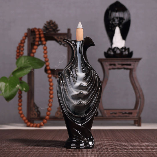 Keramik Vasenform Rauch Rückfluss Weihrauchbrenner