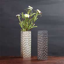 Elegante heiße Verkauf glasierte Wohnkultur moderne Dekoration Keramik Blumenvase