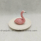 Keramik Pink Flamingo Schmuckschatulle