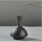 Moderne Mode Persönlichkeit Speziell geformte Keramik Schwarze Vase