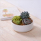 Mini personalisierte Keramik Olive Boat Shaped White Flowerpot