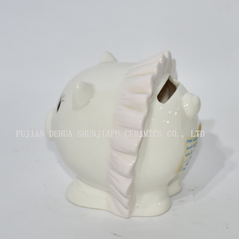 Nette tragen ein Rock rosa Schwein Keramik Sparschwein Home Decoration