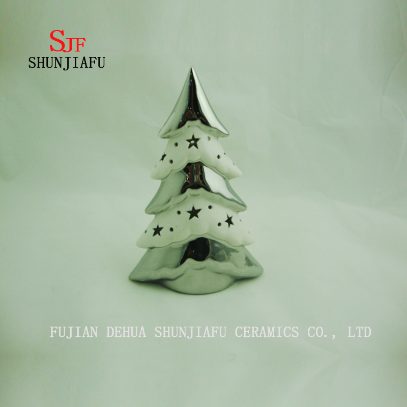 Tischkeramik beleuchtete Beschichtung Keramik Galvanik Weihnachtsbaum