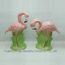 Keramik Rasen Flamingo Figur für die Dekoration