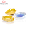 Löffelförmige Keramiksauce Dish White Color Porzellan-Verkostungslöffel
