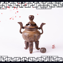 Symbol des Glücks Keramik & Keramik Stativ Form Weihrauchbrenner für Hauptdekoration