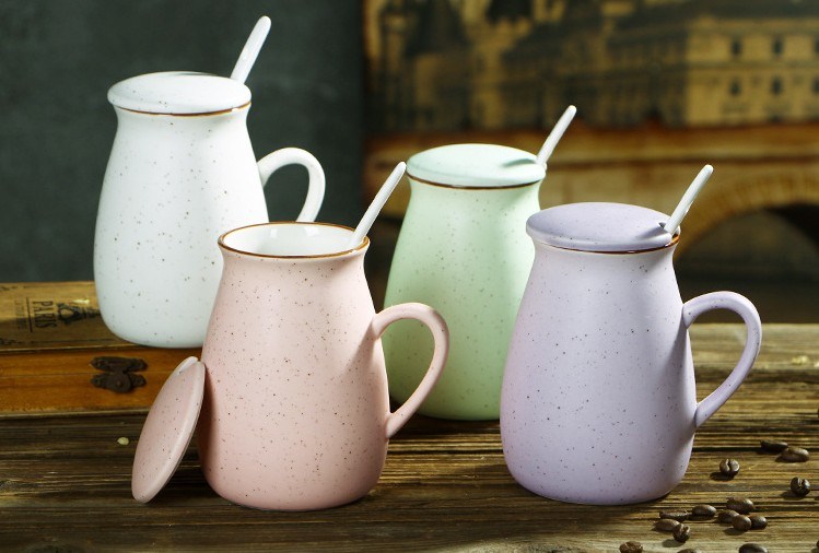 Kaffeekeramik-Becher-Tasse, kundenspezifische kundenspezifische Logo-Keramikbecher