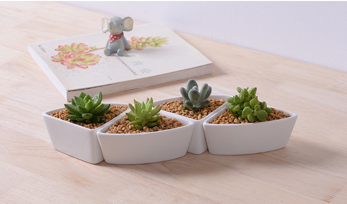 Kreative Mode Keramik White Square Blumentopf