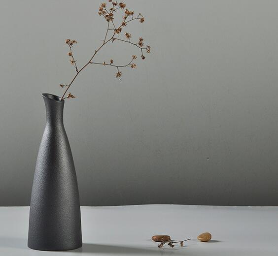 Keramik Black Vase Haushaltsschmuck Einrichtungsgegenst&auml;nde