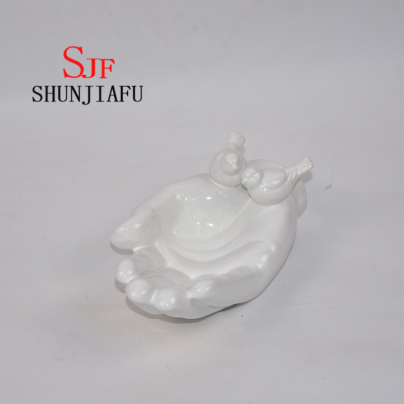 Keramik-Bergamotte-Snack oder Obstteller / Geschirr f&uuml;r K&uuml;chengeschirr (blau)