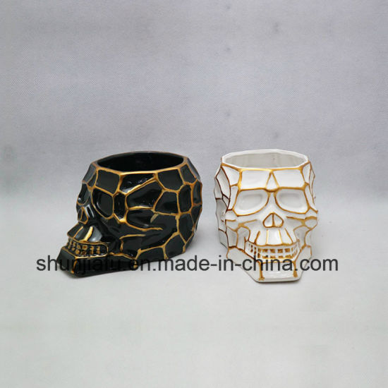 Keramik Creative Design Schädel Typ Blumentopf
