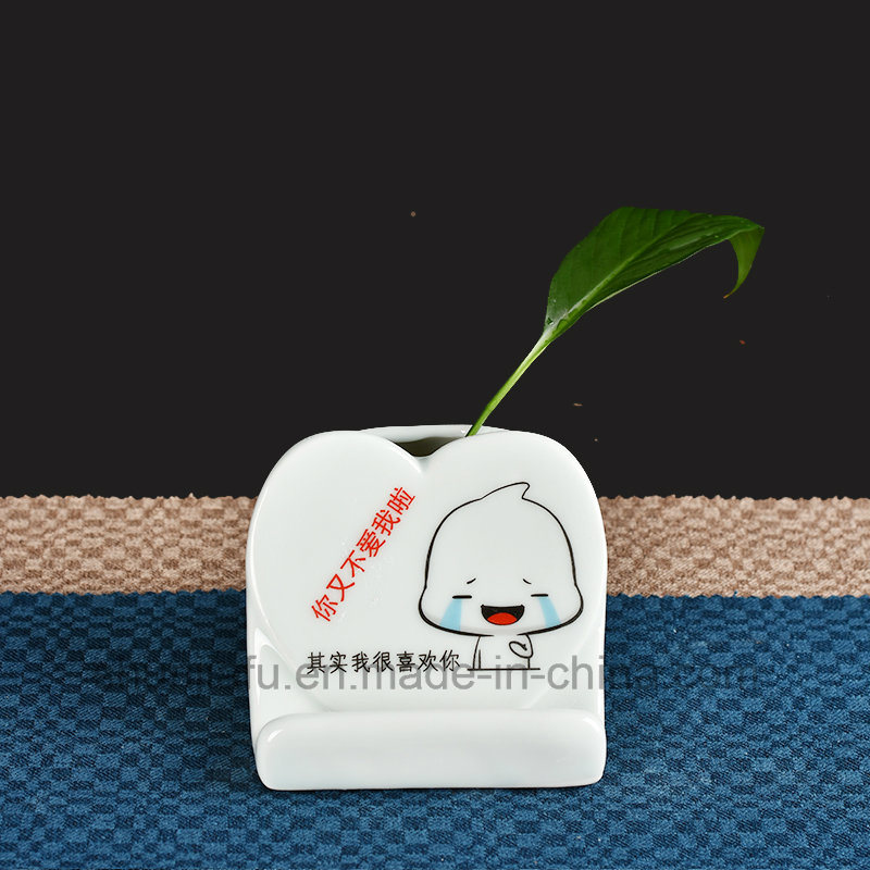 Handzeichnung Keramik Vase Typ Handyhalter