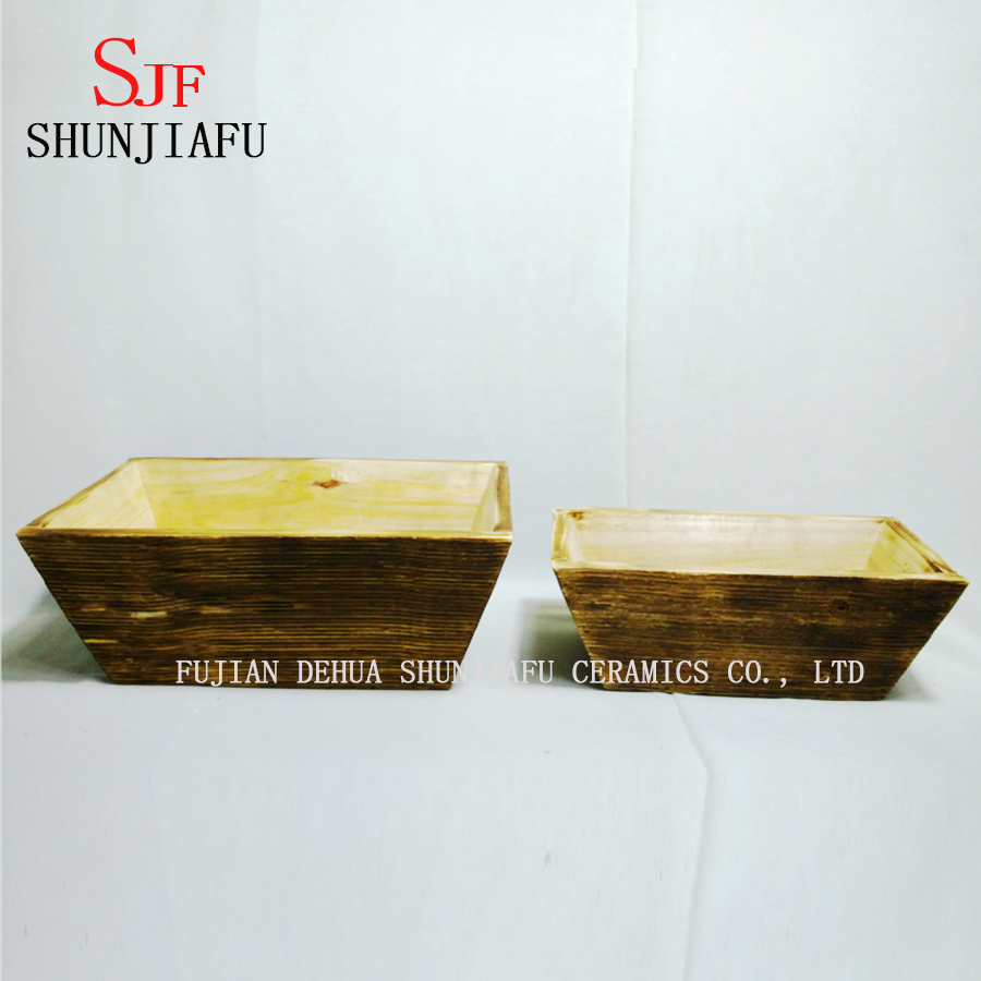 Blumen Holz Pflanzer Box f&uuml;r Pflanzen