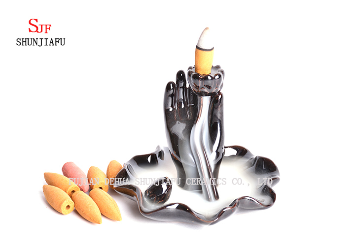 Keramik Haushandwerkskoration Rauch Backflow IncencenBurner