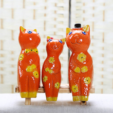 Tierschmuck Porzellan Dekoration Aufkleber Kitty Keramik Handwerk