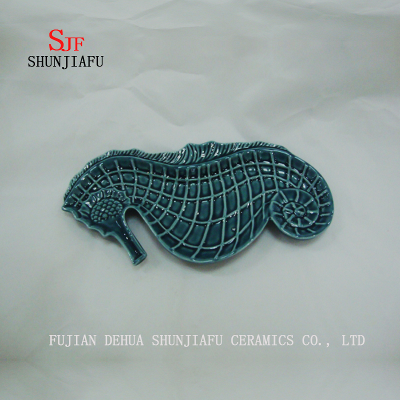 Keramische Fischgerichte Mehrzweckgeschirr Essteller-Ocean-Serie