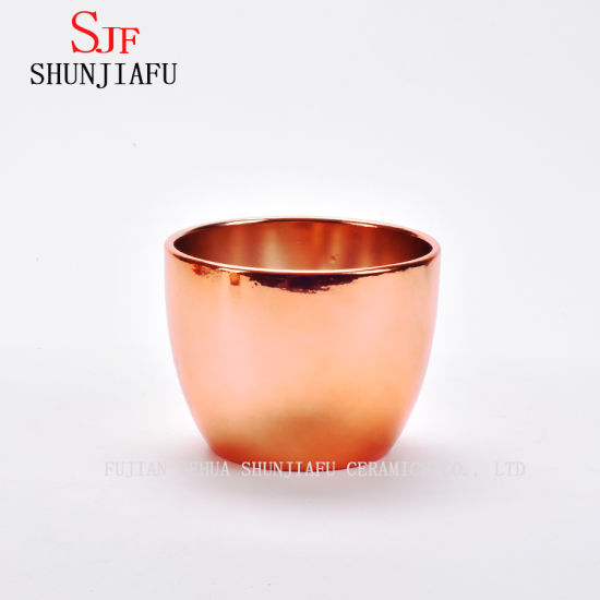 Galvanisierte Keramik, hochwertige Möbeldekoration / Kerzenhalter