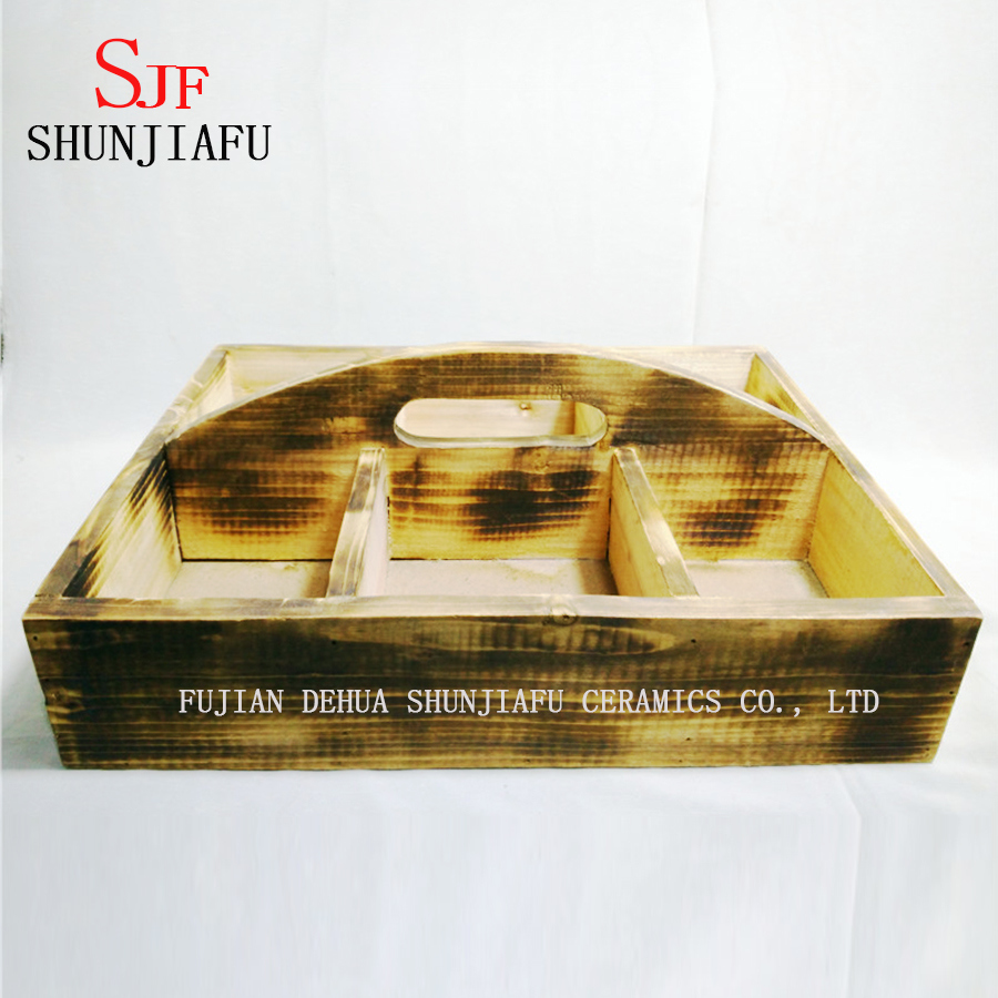 Gro&szlig;handelspreis Square Wood Pflanzgef&auml;&szlig; f&uuml;r Blumenpflanzung