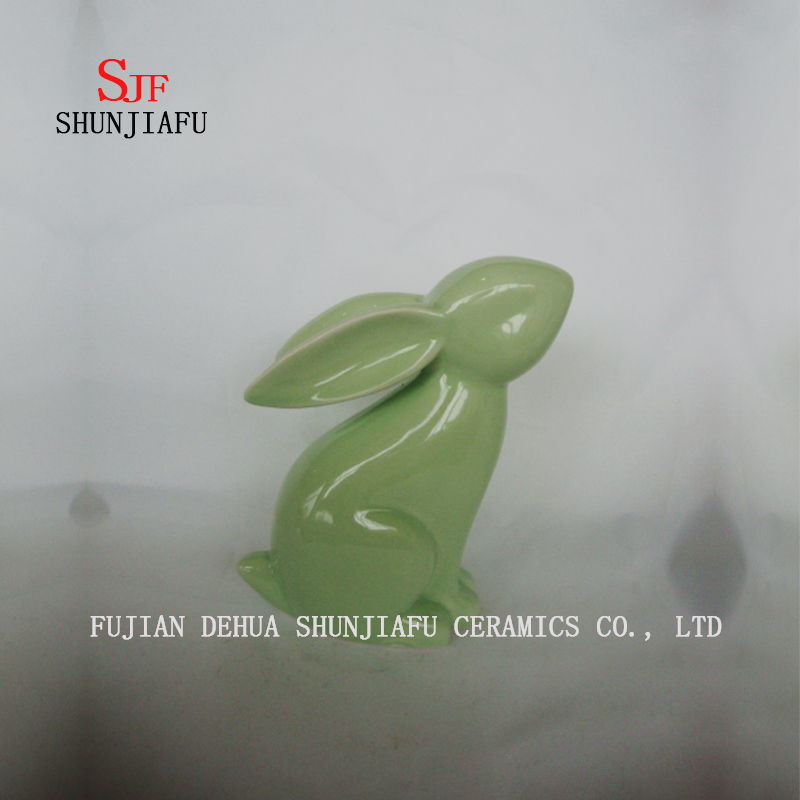 Niedliche Kaninchen Keramik Einrichtungsgegenst&auml;nde f&uuml;r Wohnzimmer zu Hause oder Schreibtisch Dekor Keramik Tier