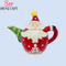Keramik Schneemann Teekanne dekorative Weihnachten neu